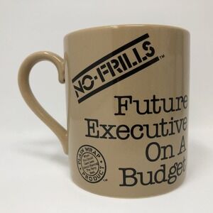 Amscan Vintage 1985 Future Executive On A Budget No Frills Coffee Mug Novelty